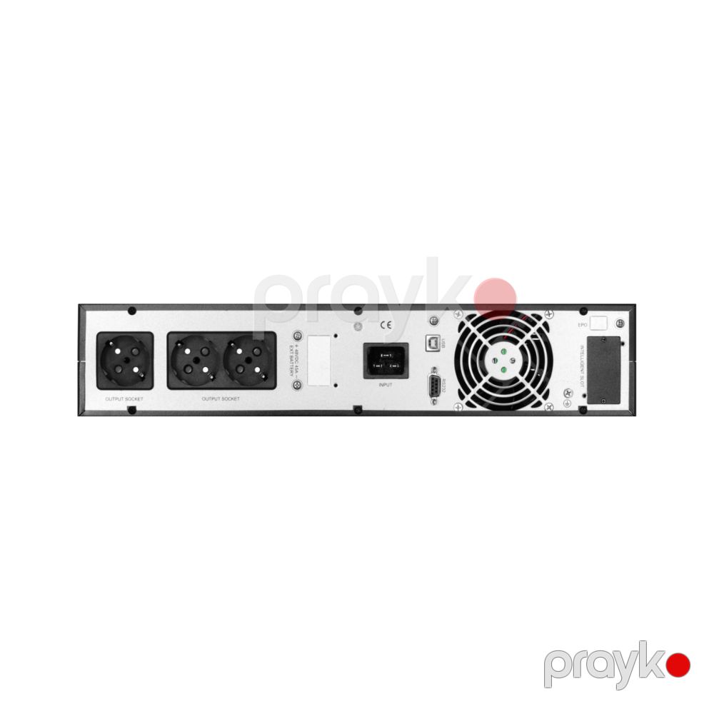 2E OD2000RT, 2000VA/1800W, RT2U, LCD, USB, 3xSchuko (2E-OD2000RT) — UPS, Bakı (2)