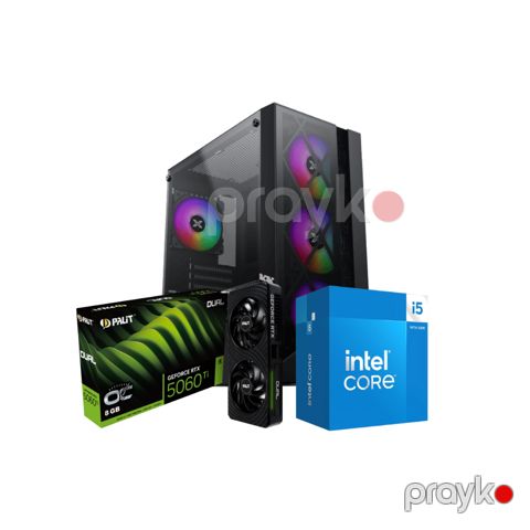 PulseFire Gaming PC – RTX 5060TI, İ5-14400 (CUSTOM-PC-112) — Pctech — Komponentlər