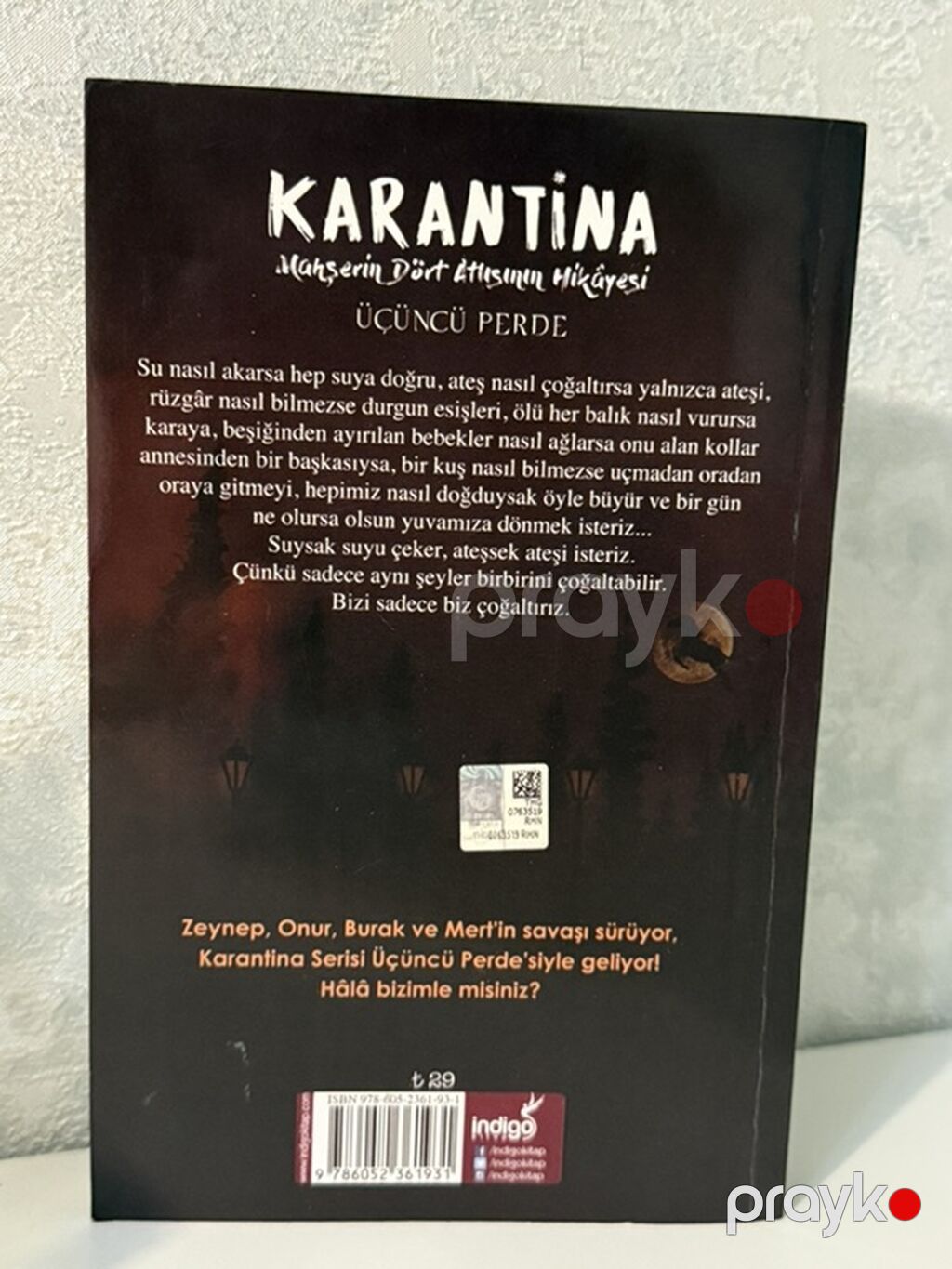 Məhsul: Kitab – “Karantina: Mahşerin Dört Atlısının Hikayesi – Üçüncü — Kitablar, Bakı (2)