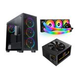 Xigmatek Kombo – Gaming G Pro + Xigmatek Neon Aqua 360 CPU Liquid Cooler + Xigmatek Minotaur 850W Psu (XIG-CCP-110) — Pctech — Комплектующие