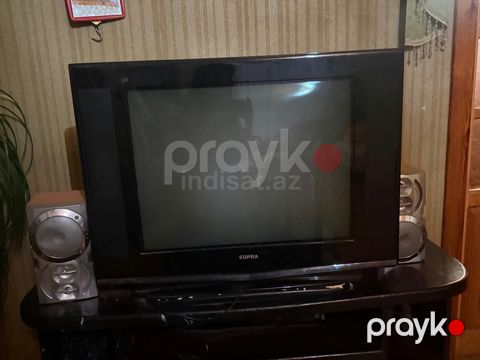 Supra markalı kineskop(CRT)televizordur — Gəncə
