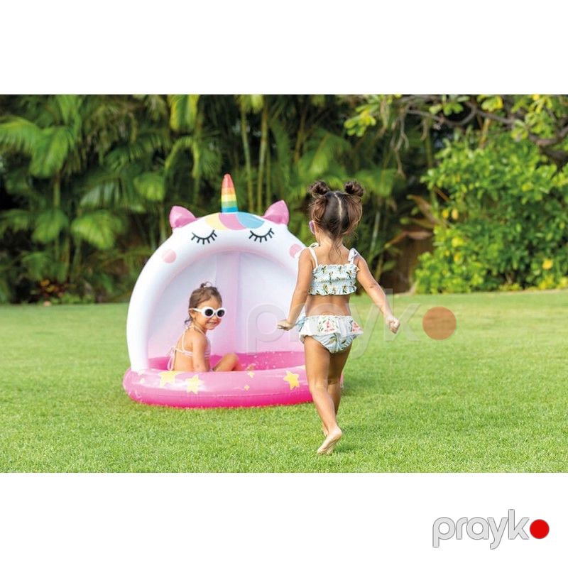 Uşaq hovuzu Intex 58438 M6813 Unicorn, 102x102 sm, 1-3 yaş — Hovuzlar, Bakı (3)