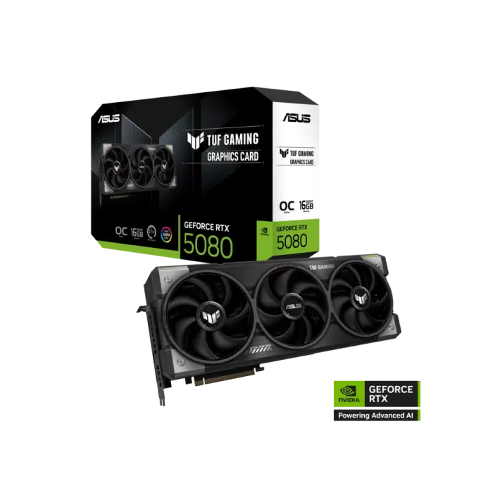 ASUS TUF Gaming GeForce RTX 5080 16GB GDDR7 OC Edition Videokart — Bakı
