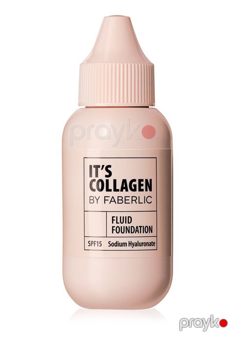 Tonlaşdırıcı flüid Faberlic It’s Collagen SPF15 ton beige 6872, 30 ml — Bakı