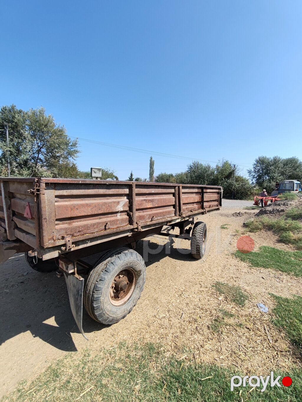 Kənd təsərrüfatı qoşqusu – 2 oxlu, üçtərəfli bortlu - Traktora — Yardımçı qoşqular, İmişli (3)