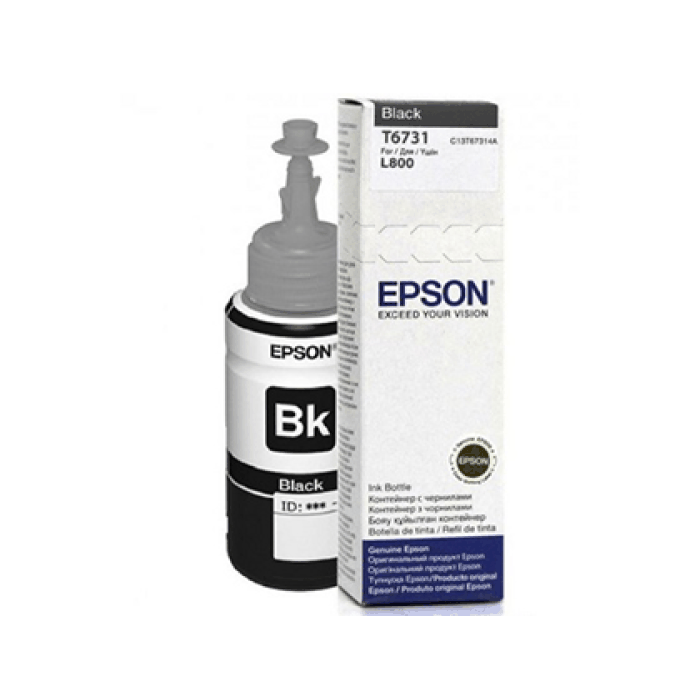 Epson T6731 C13T67314A Black Qara Original Mürəkkəb Şüşəsi 70 ml — Elektronika, Bakı