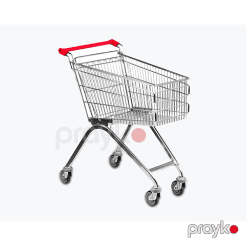 Market Arabası 75L – Böyük Tutumlu Alış-veriş Arabası — Bakı