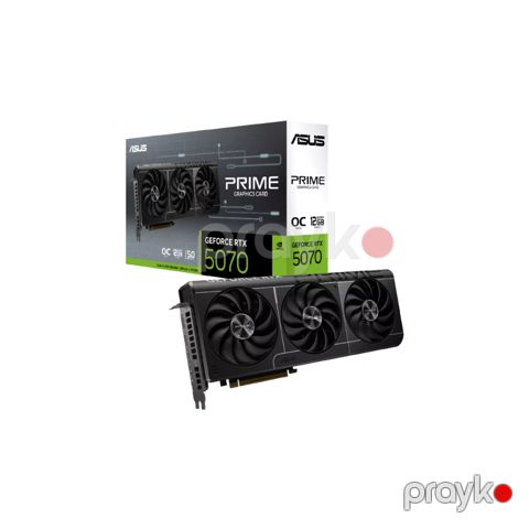 ASUS prıme RTX 5070 12GB GDDR7 oc Edition (90YV0M10-M0NA00) — Bakı