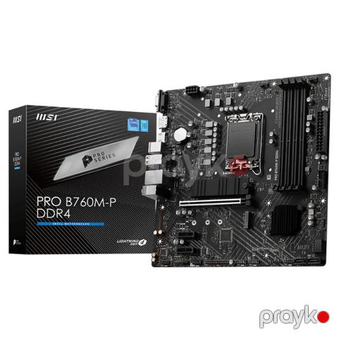 Ana plata “MSI Pro B760M-P DDR4” (B760M-P DDR4) — Pctech — Components