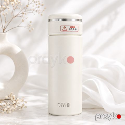 Termo butulka 62963128, paslanmayan polad, 250 ml, bej — Bakı