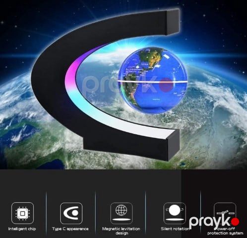 Maqnit levitasiya qlobusu Rtosy LED işıqlı - prl_0136 — Mallar, Bakı (2)