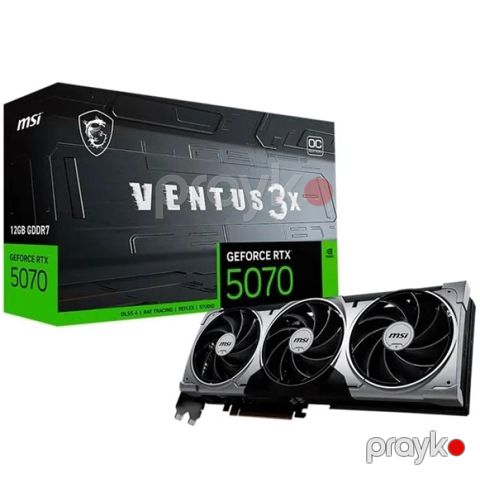 MSI GeForce RTX 5070 12G Ventus 3X OC Videokart — Bakı