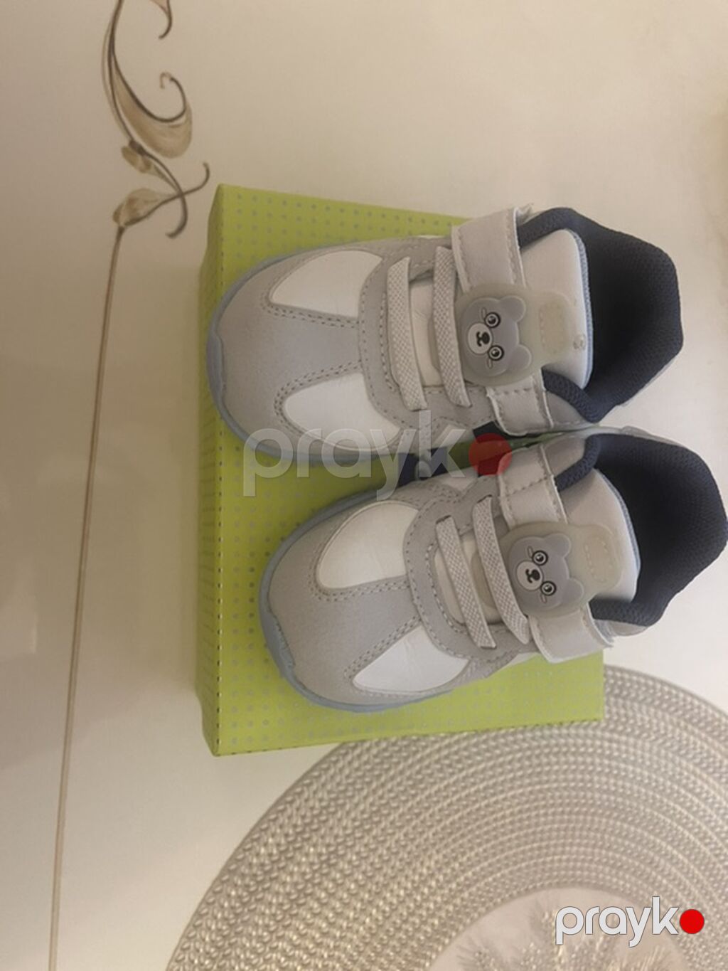 Rəng - Ağ Krossovkalar, Ölçü: 21, Uniseks — Uşaq ayakkabısı, Bakı (4)