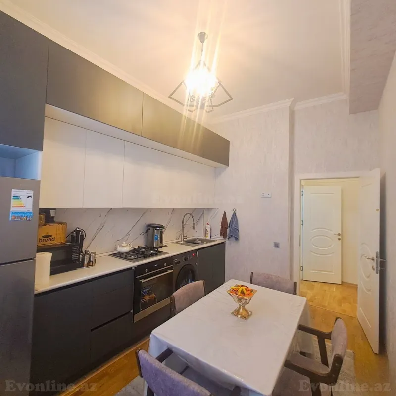 Satılır 2 otaqlı Mənzil Yeni tikili 74 m² Bakı, Nizami r., Qara Qarayev m., 8-ci kilometr — Mənzil, Bakı (8)