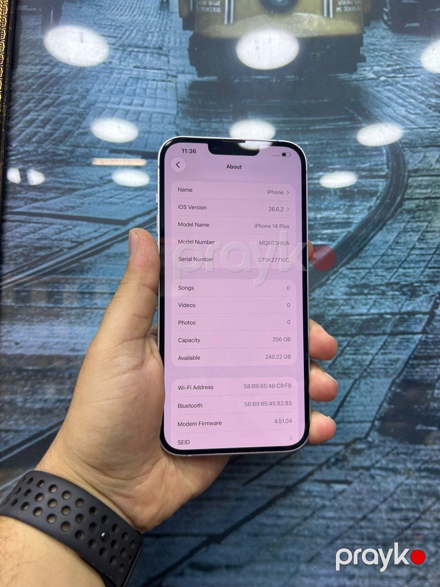 Apple iPhone 14 Plus Purple 256GB/4GB — Smartfonlar, Bakı (3)