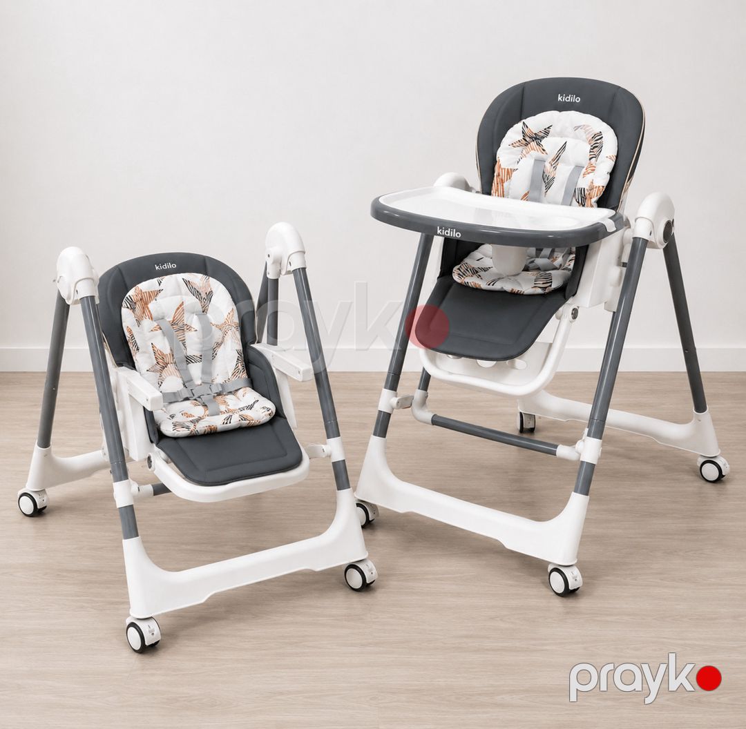 Uşaq yedizdirmə oturacağı Kidilo 11-3 MK459, Plastik/Metal, 6-36 ay, Boz — Mallar, Bakı (2)