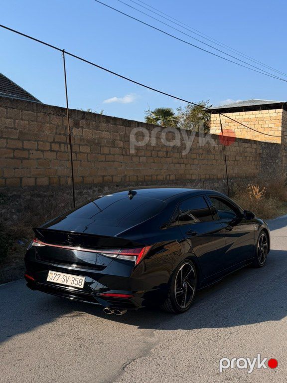 Hyundai Elantra N Line, 1.6 L, 2021 il, 100 000 km — Avtomobillər, Şəki (6)
