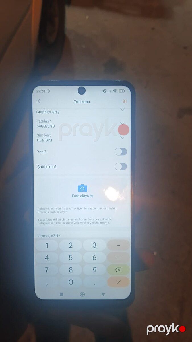 Xiaomi Redmi Note 11 Graphite Gray 64GB/6GB — Smartfonlar, Bakı (2)