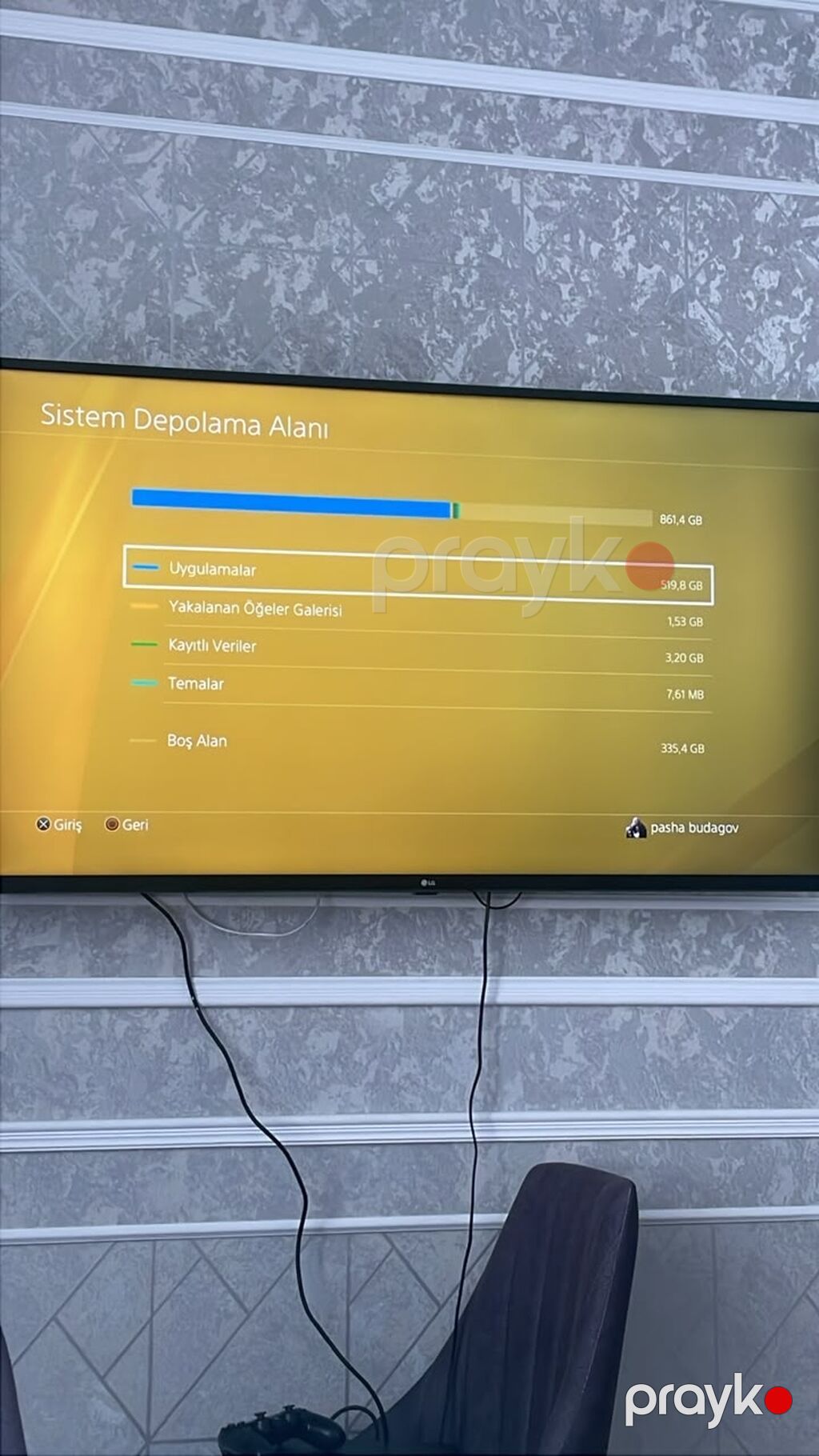 PlayStation 4 (PS4) oyun konsolu dəsti Komplekt: - PS4 konsolu (qara) — Oyun konsolları, Xırdalan (5)