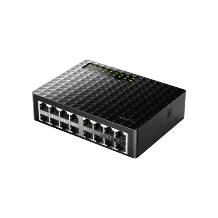 Cudy FS1016D 16 Port 10/100 Mbps Unmanaged Desktop Switch — Bakı