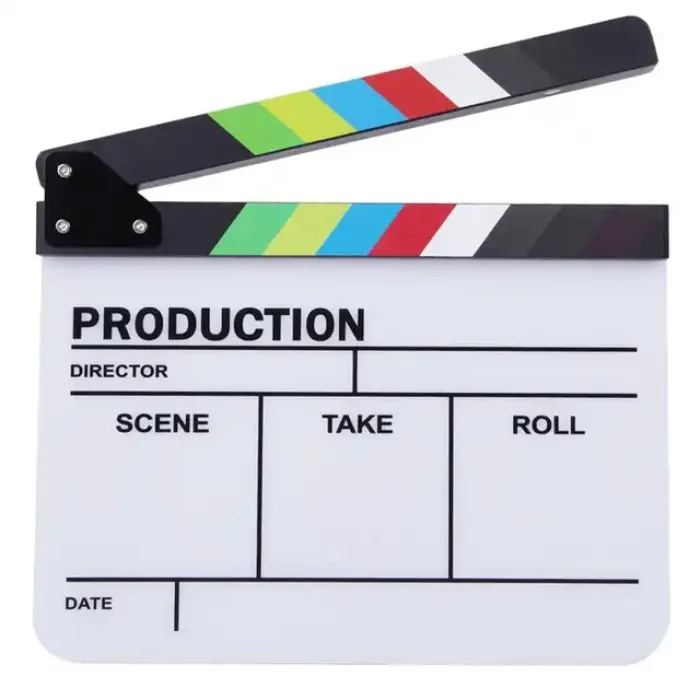 Klapper Film Lövhəsi Ağ Rəng (Clapperboard) — Bakı