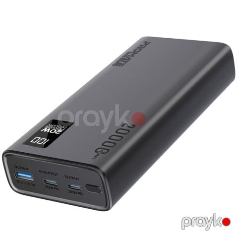 Promate BOLT-20PD 20000mAh Power Bank 20W – Usb-c PD, QC 3.0, Qara — Bakı