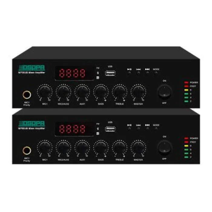Peşəkar MP35UB Mini Rəqəmsal Mikser Gücləndirici (Amplifier) Akustik İdarəetmə Sistemi — Bakı