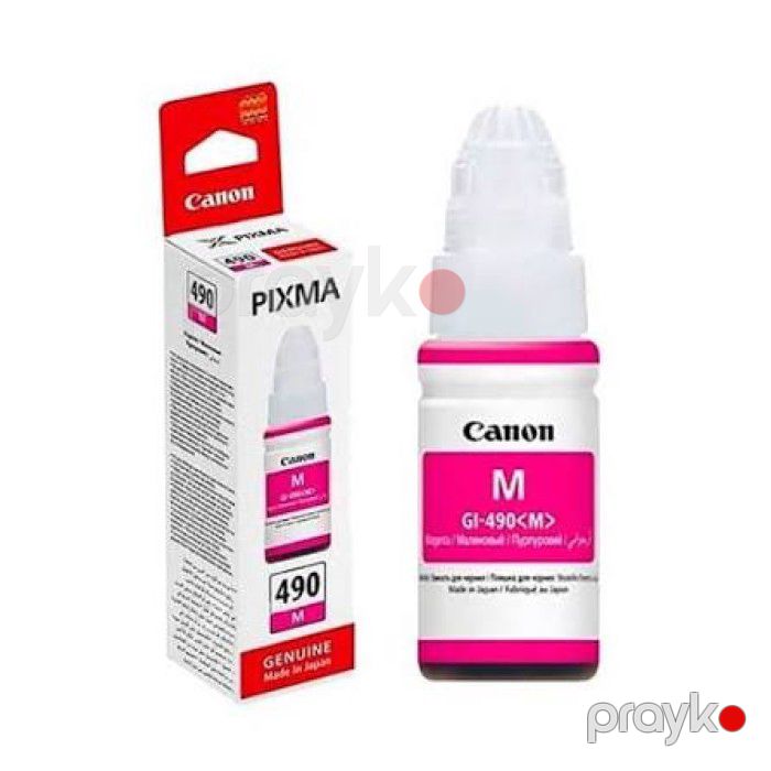 Canon GI-490 M Magenta Original Ink Bottle (70 ml, 7000 səhifə) — Elektronika, Bakı (2)