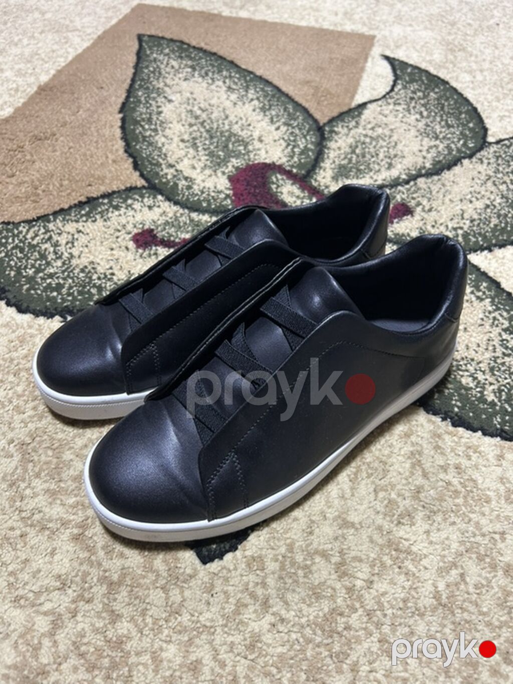 Qara rəngli kişi/kadın gündəlik krossovkaları - Model: Minimalist — Krossovkalar, Mehdiabad (2)