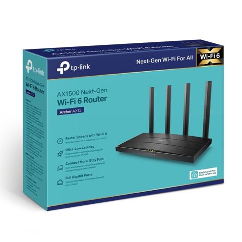 Router "TP-Link Archer AX12 AX1500 Wi-Fi 6" — iComp