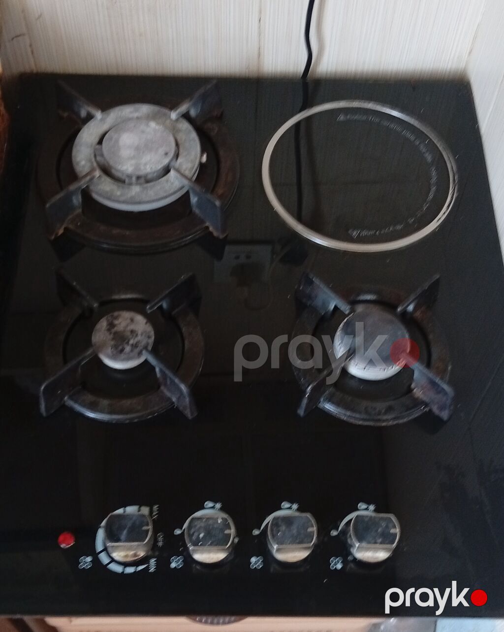 Eurolux kombinə edilmiş qaz-elektrik plitə paneli - 60 sm — Plitələr, Bakı (2)