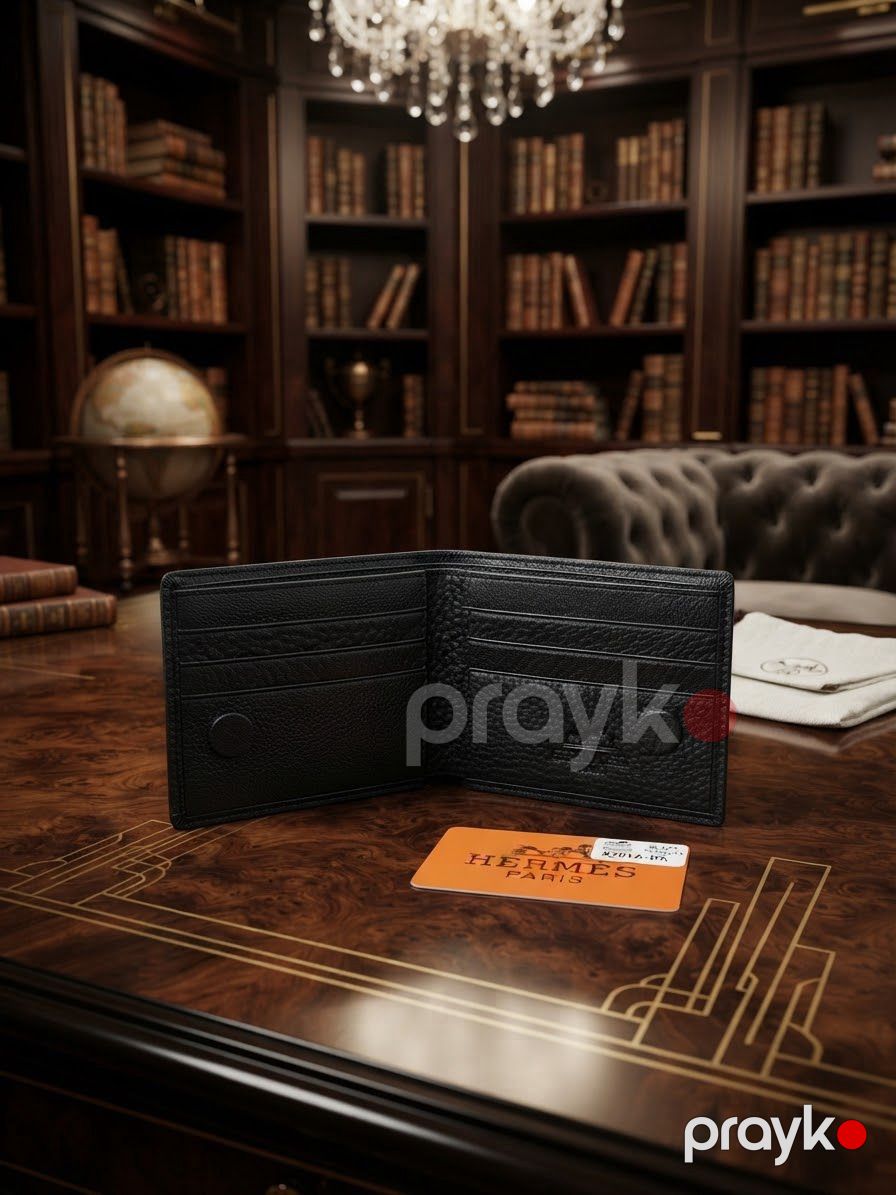 Pul kisəsi No brand, Qara, Təbii dəri, 10 sm — Mallar, Bakı (2)