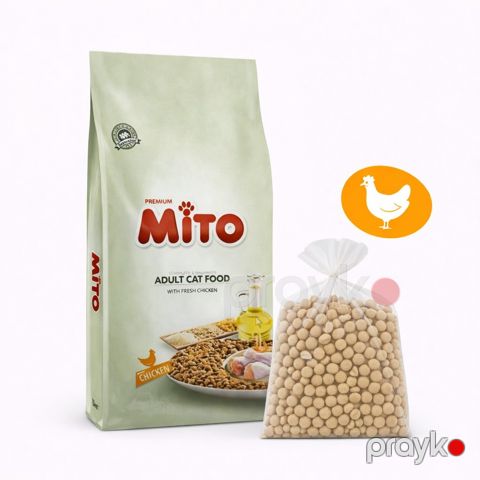 Quru yem Mito Adult, yetkin pişiklər üçün, toyuq əti ilə, 1 kq — Bakı