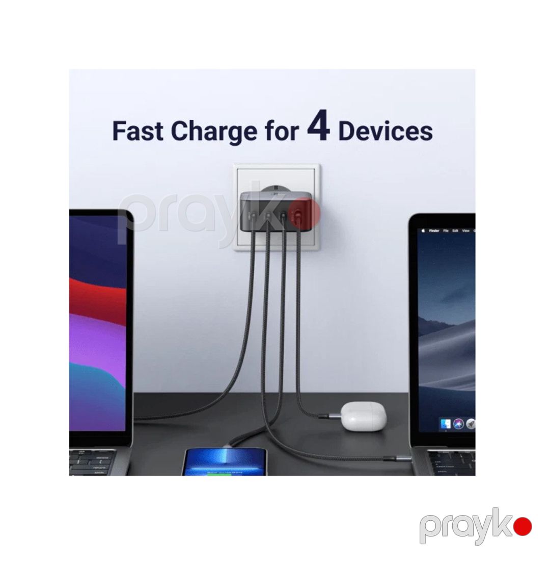 Adapter Ugreen 100W Nexode S 4-Port GaN Fast Charger — Smartfonlar, Bakı (4)