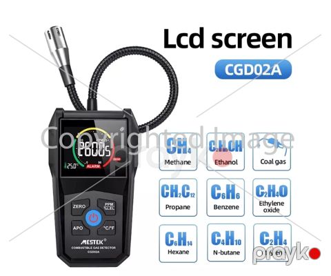 Qaz sızması detektoru Mestek CGD02A, BT — Bakı