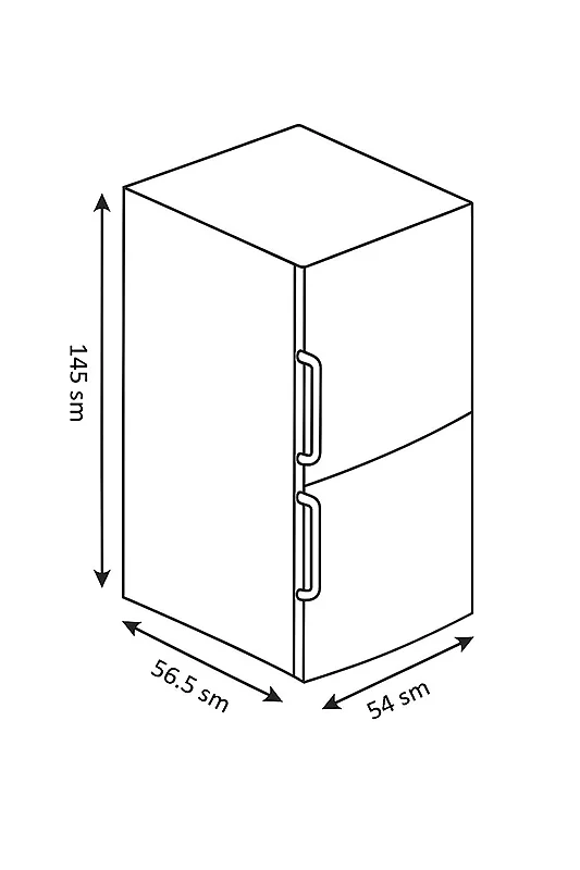 Soyuducu Vestel LF54210A11 — Soyuducular, Bakı (3)