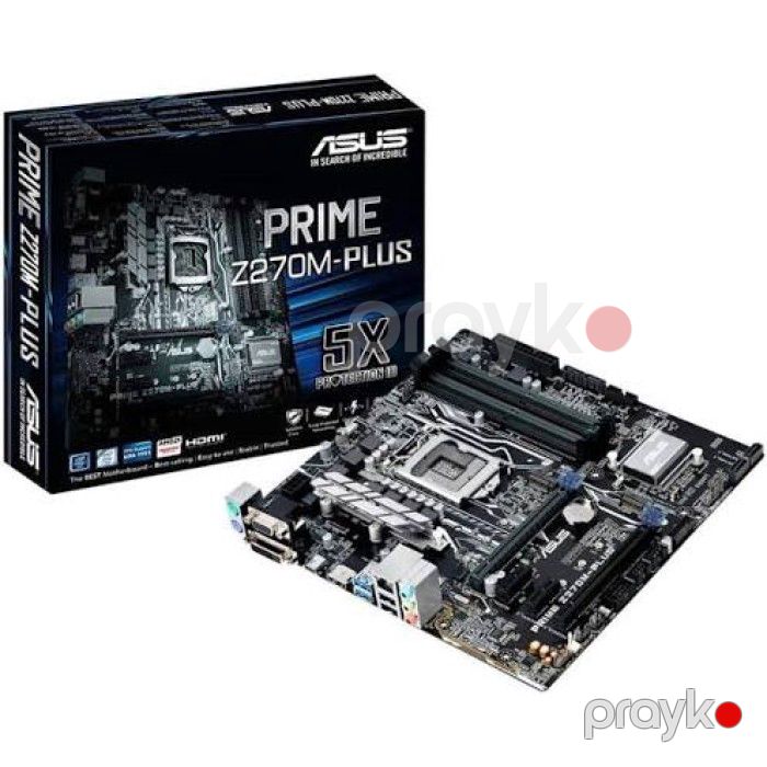 ASUS prıme Z270M-PLUS 90MB0S50-M0EAY0 LGA1151 Intel Z270 DDR4 mATX Ana Plata — Elektronika, Bakı (2)