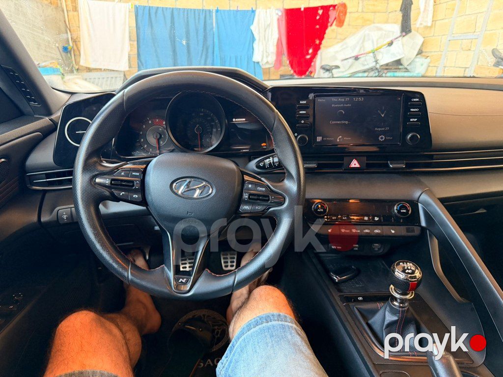 Hyundai Elantra N Line, 1.6 L, 2021 il, 100 000 km — Avtomobillər, Şəki (4)