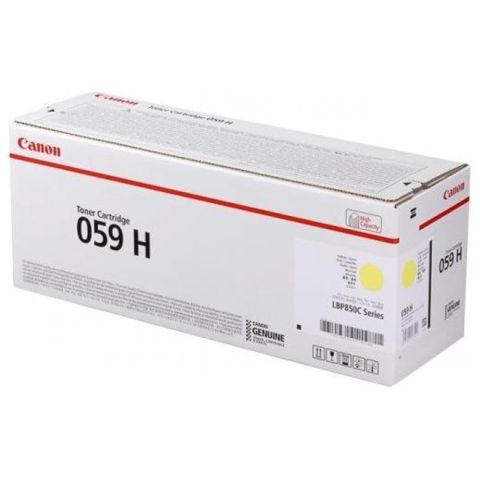 Canon Cartridge 059H CRG-059H Y Yellow Original Toner Kartrici — Bakı