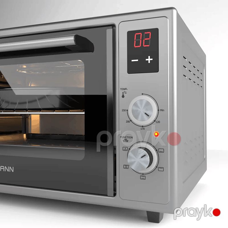 Soba Hoffmann F4850DG Silver — Soba və qrillər, Bakı (4)