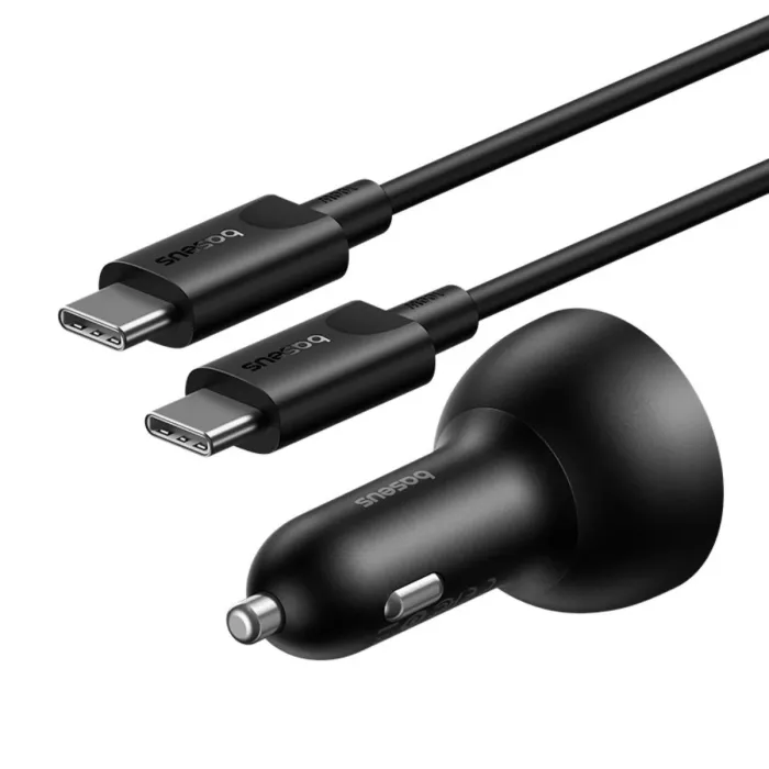 Baseus Multi-Port 152.5W Sürətli Avtomobil Şarj Cihazı C+C+U RGB Seti — Bakı