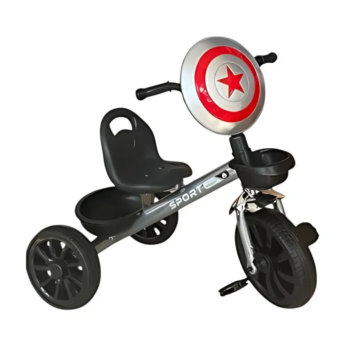 Captain America 953427-RB Uşaq Üçtəkərli Velosipedi Boz — Bakı