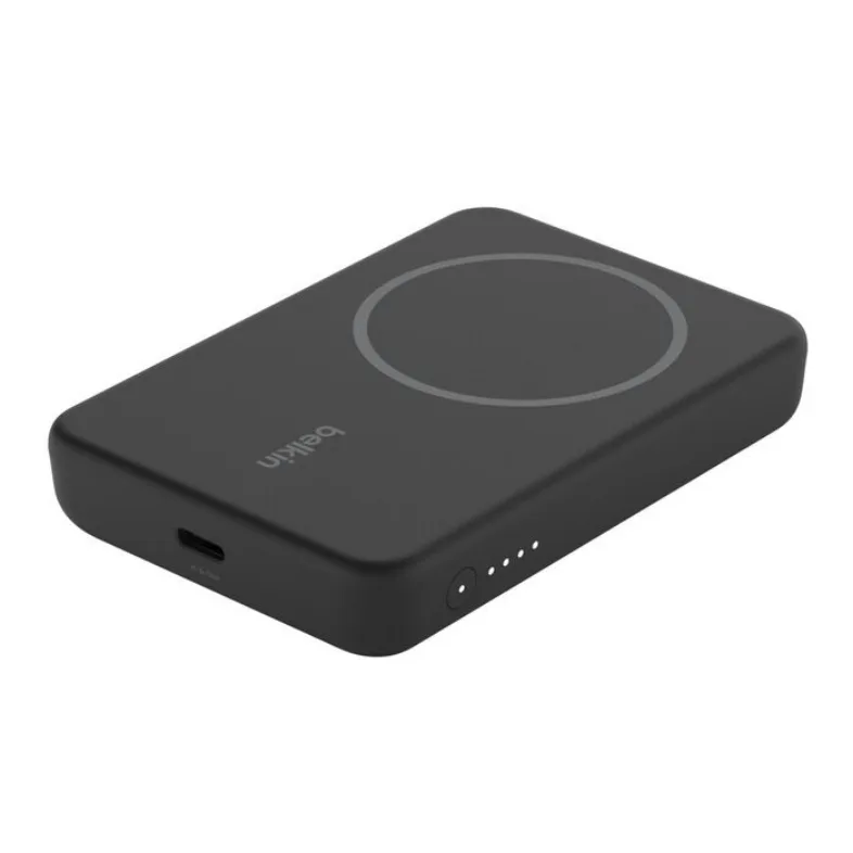 Power bank Belkin 5K Magnetic wireless + Kick stand Black — Mallar, Bakı (4)