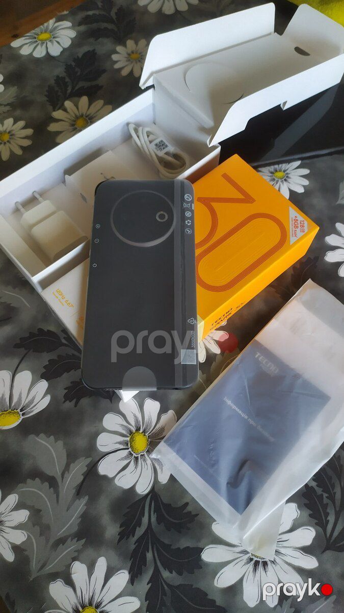 Tecno Spark 30C Orbit Black 128GB/6GB — Smartfonlar, Bakı (2)