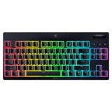 Razer Keyboard mechanical BlackWidow V4 Low-profile TKL HyperSpeed, 87key, Green Switch (RZ03-05450500-R3M1) — Pctech — Periferiya cihazları