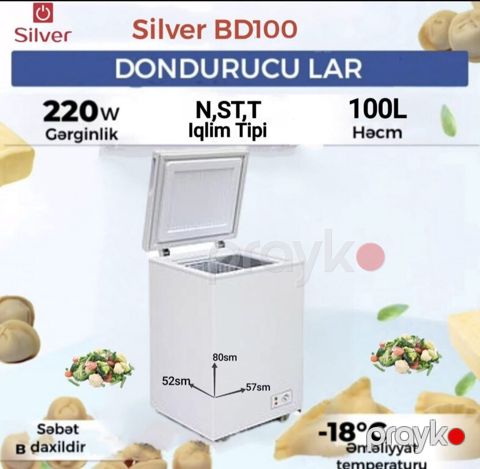 Dondurucu "Silver" 100L — Bakı