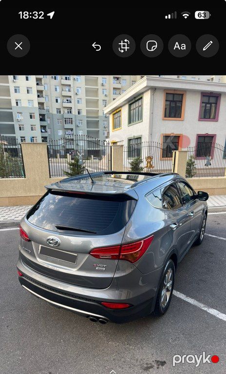 Hyundai Santa Fe, 2.0 L, 2014 il, 210 000 km — Avtomobillər, Sumqayıt (2)