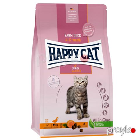 Quru yem Happy Cat Farm Duck pişik balaları üçün, 4 kq — Bakı