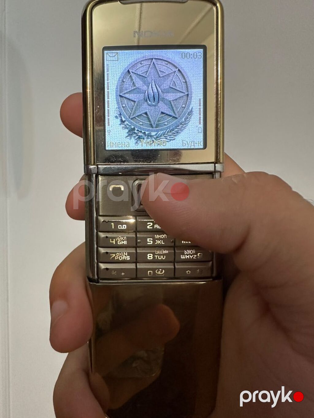 Nokia 8 Sirocco, 2 GB Memory Capacity, rəng - Qızılı, Düyməli — Nokia, Bakı (7)