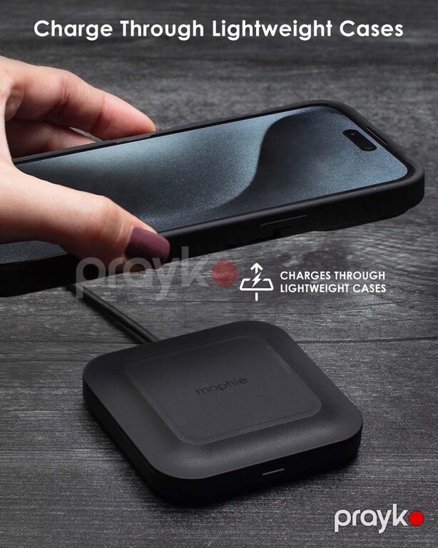 Mophie Universal Wireless Charge Pad - 15W Fast Charging for Qi-Enabled Devices — Smartfonlar, Bakı (9)